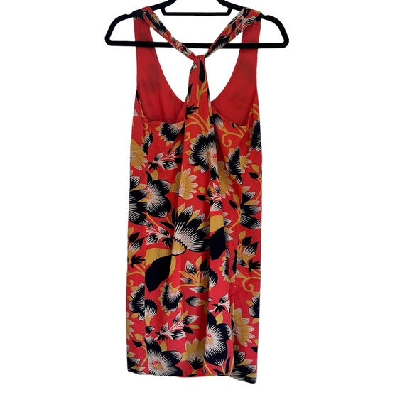 JCrew Silk Twist Back Floral Sleeveless Tank Dress - Picture 3 of 3
